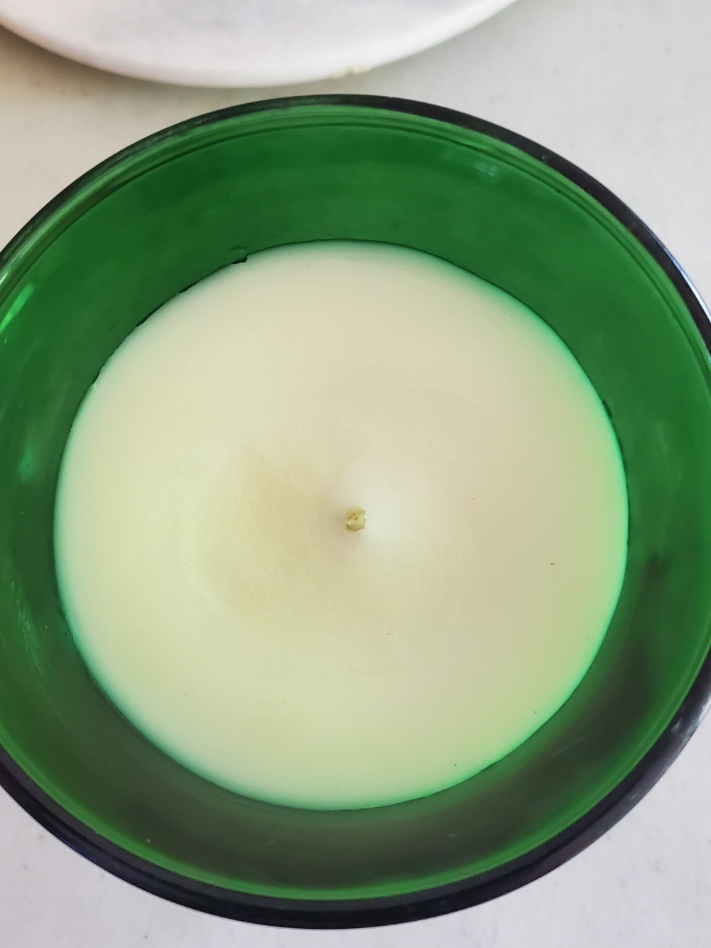 Autumn Maple Leaves scent 24 oz Candle green jar New Home Interiors clean burn - Picture 8 of 15